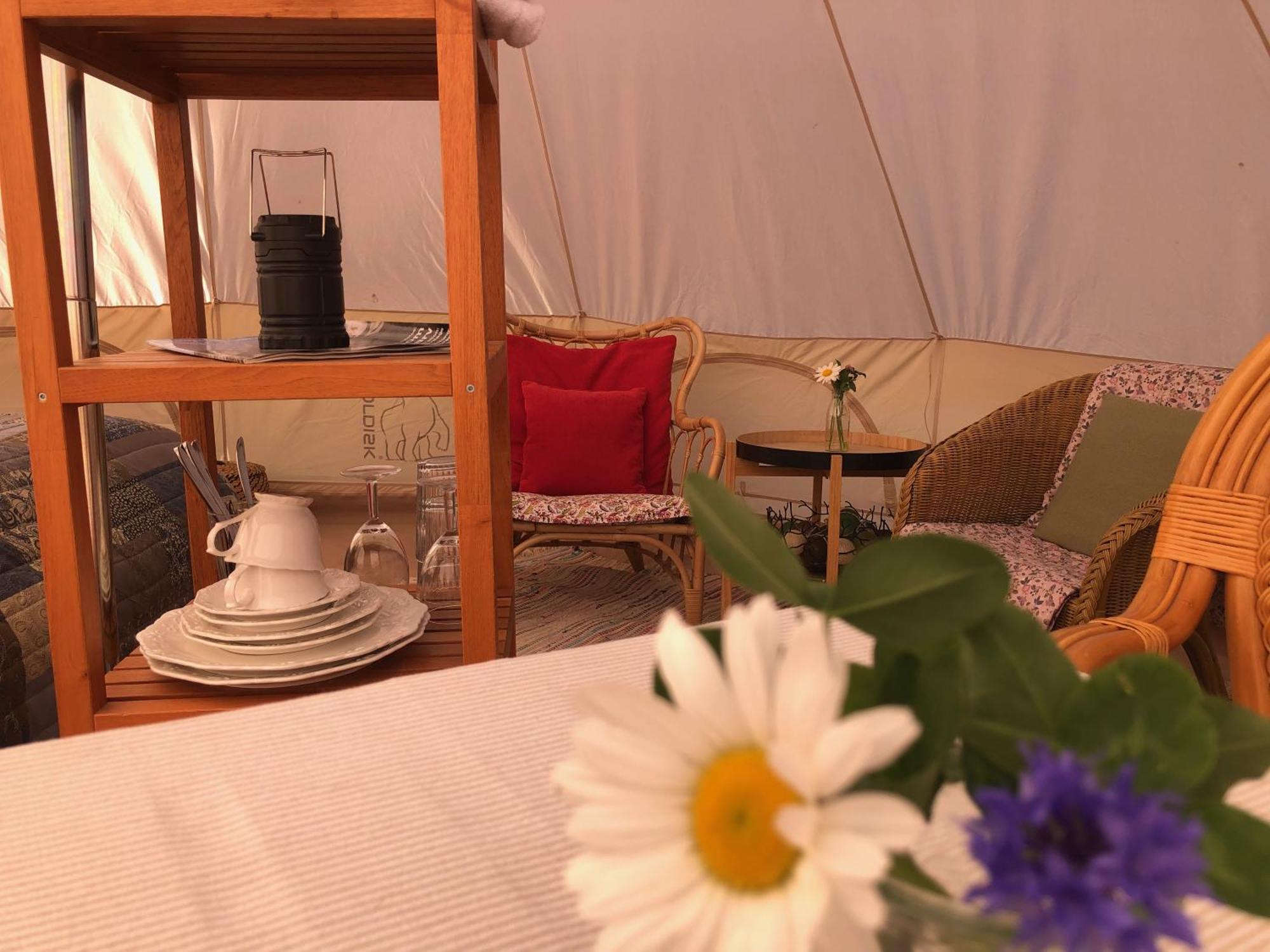Helles Have Glamping Otel Stege Dış mekan fotoğraf