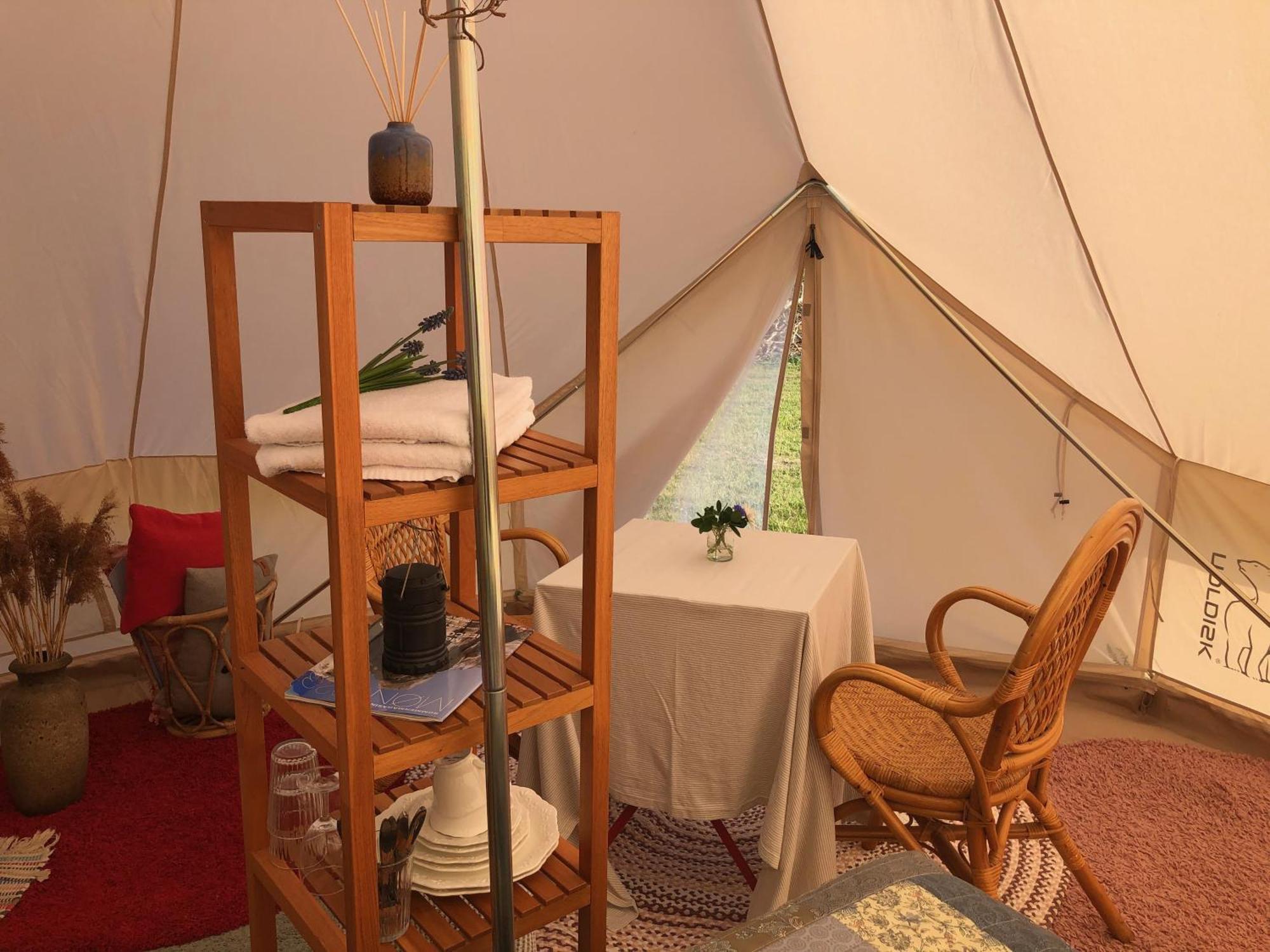 Helles Have Glamping Otel Stege Dış mekan fotoğraf