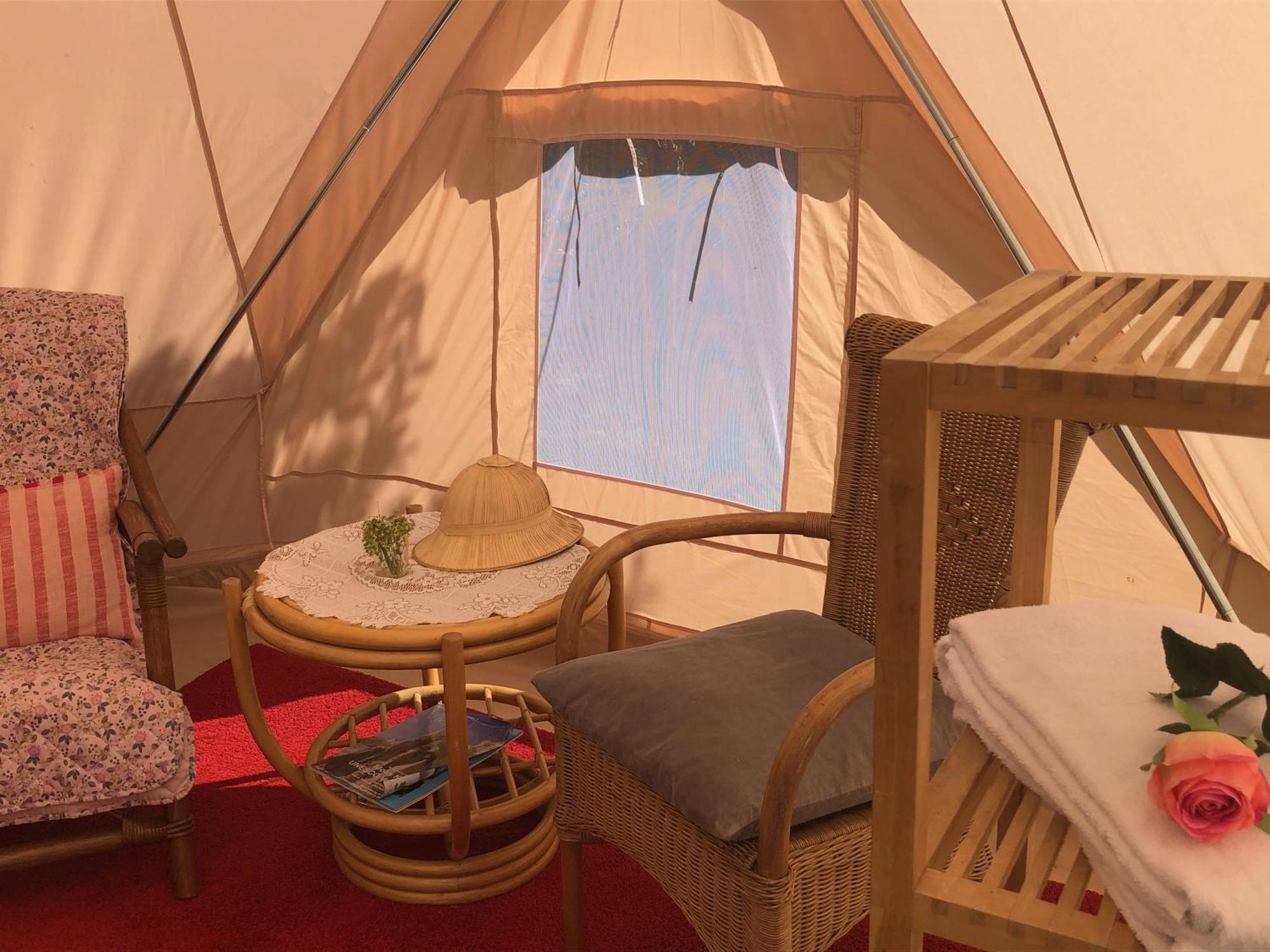 Helles Have Glamping Otel Stege Dış mekan fotoğraf