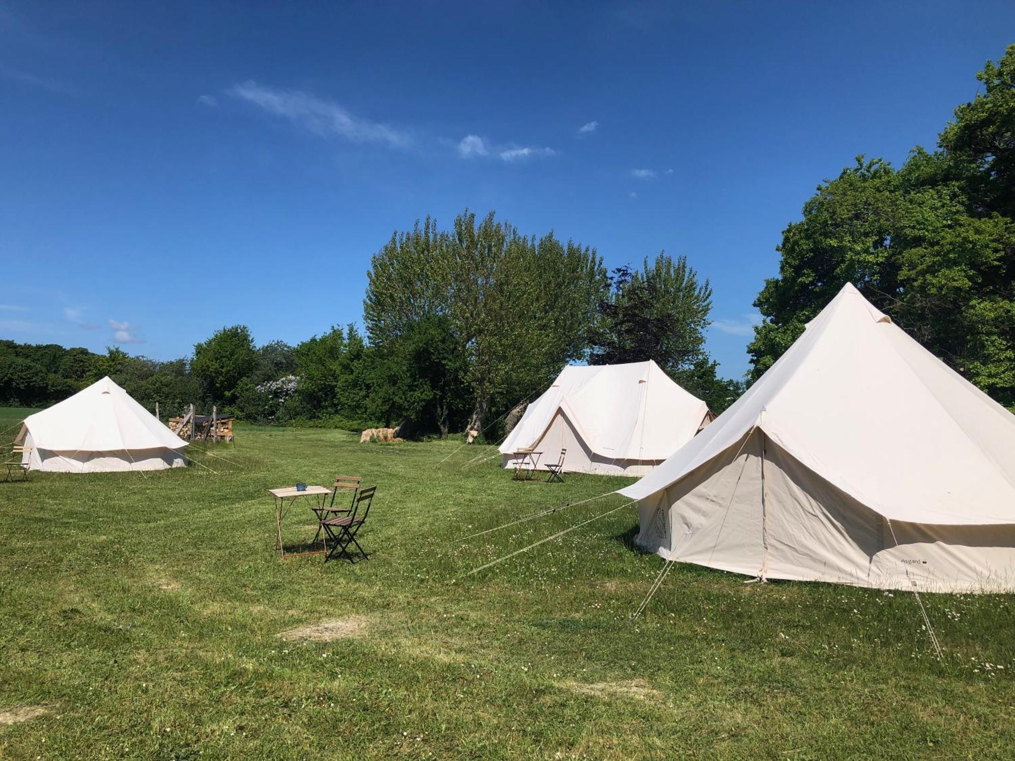 Helles Have Glamping Otel Stege Dış mekan fotoğraf